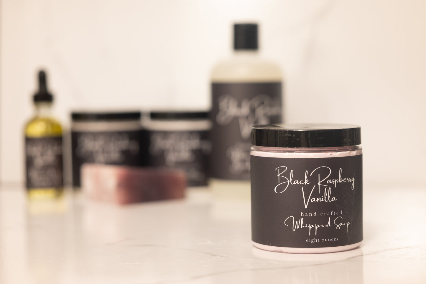 Black Raspberry Vanilla Whipped Soap