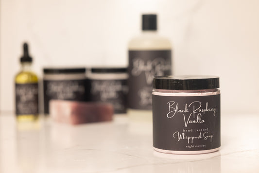 Black Raspberry Vanilla Whipped Soap