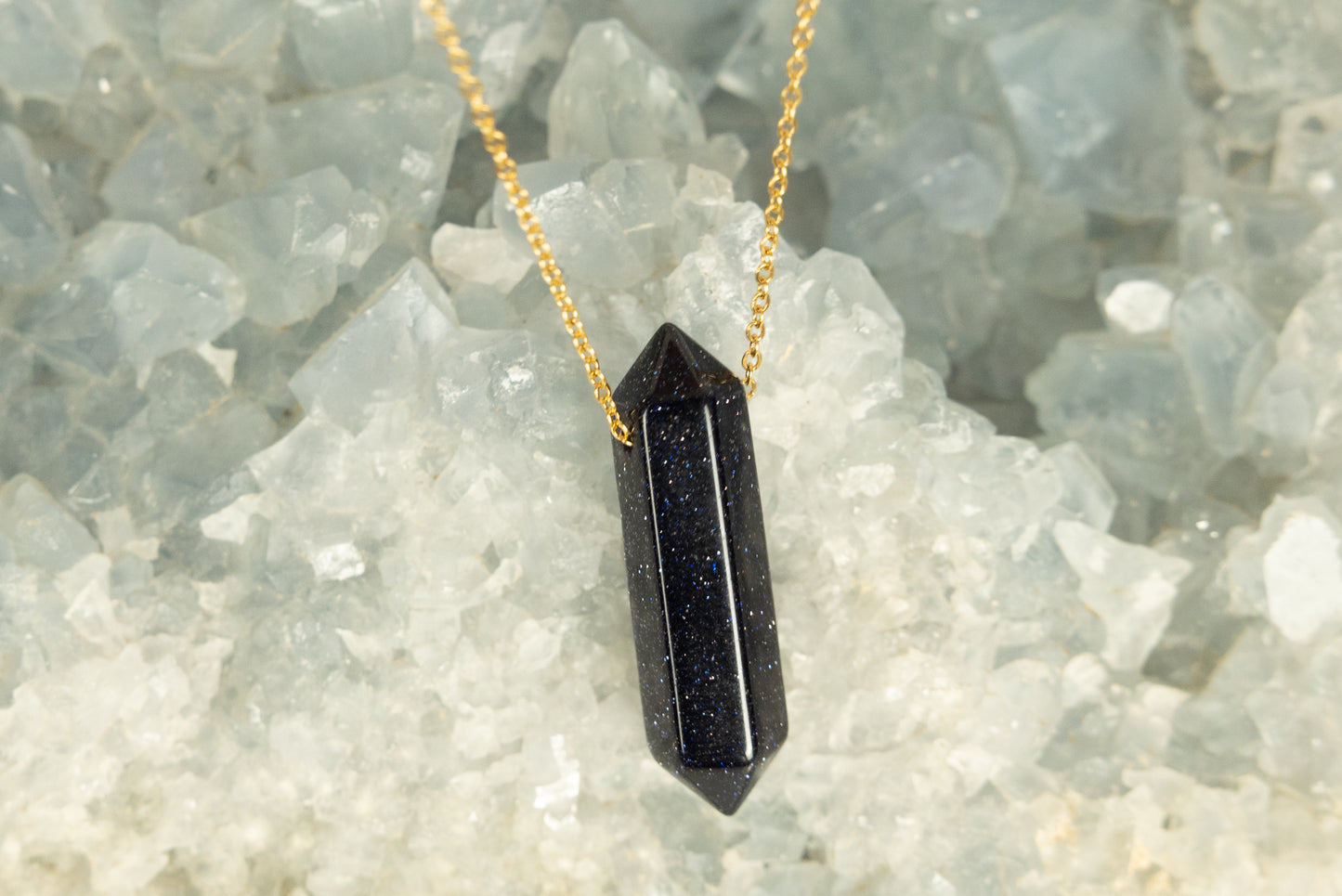 Amulet - Blue Goldstone